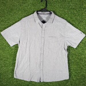 Kuhl‎ Mens XL Gray Short Sleeve Button Up Casual Shirt outdoor
